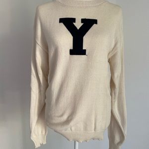 Vintage Yale Bookstore Collegiate Knit Sweater